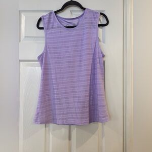 Lavender Sleeveless Women's Top Zyia EUC
